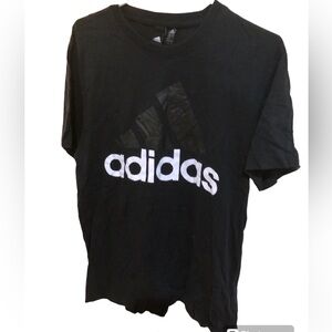 Adidas Men’s Large T-Shirt Cotton Black